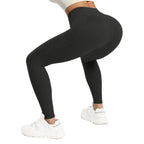 Leggings deportivos de cintura alta para mujer con bolsillos, pantalones de yoga cortos