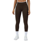 Leggings deportivos de yoga de cintura alta sin costuras y secado rápido para mujer