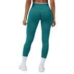 Leggings deportivos de yoga de cintura alta sin costuras y secado rápido para mujer