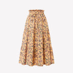 Vestido de mujer con estampado floral, corte en A, elegante, ideal para el día a día.