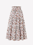 Vestido de mujer con estampado floral, corte en A, elegante, ideal para el día a día.
